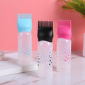 Hair Dye Applicator Bottles With A Built-In Root Comb