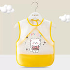 Waterproof Baby Feeding Bib with Food Pocket