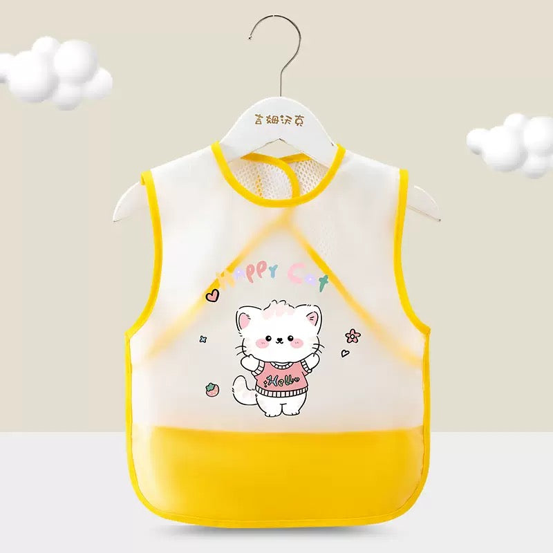 Waterproof Baby Feeding Bib with Food Pocket