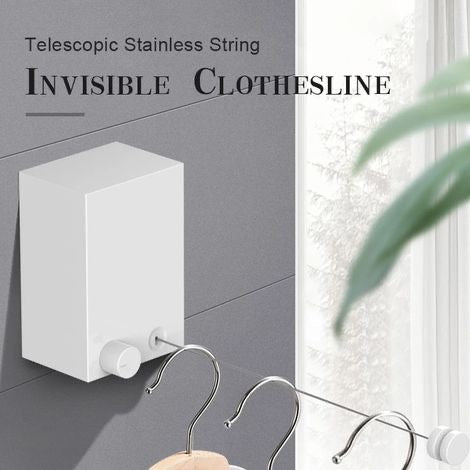 13.8ft Retractable Clothes Line | Wall Mounted | 20KG Capacity