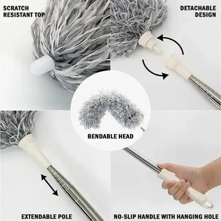 Household Microfiber Duster Cleaning Brush