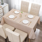 Nordic Grid Tablecloth – Waterproof & Oilproof | মাল্টিকালার