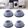 Anti-vibration Shock Pad Foot Mute Protection Mat(4Pcs)