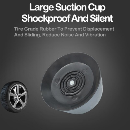 Anti-vibration Shock Pad Foot Mute Protection Mat(4Pcs)