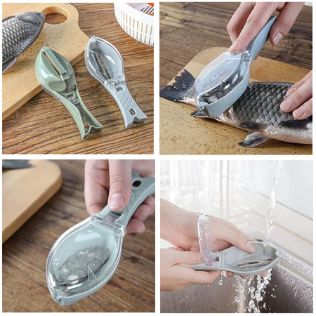 Fish Scale Remover With Cover