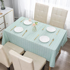 Nordic Grid Tablecloth – Waterproof & Oilproof | মাল্টিকালার