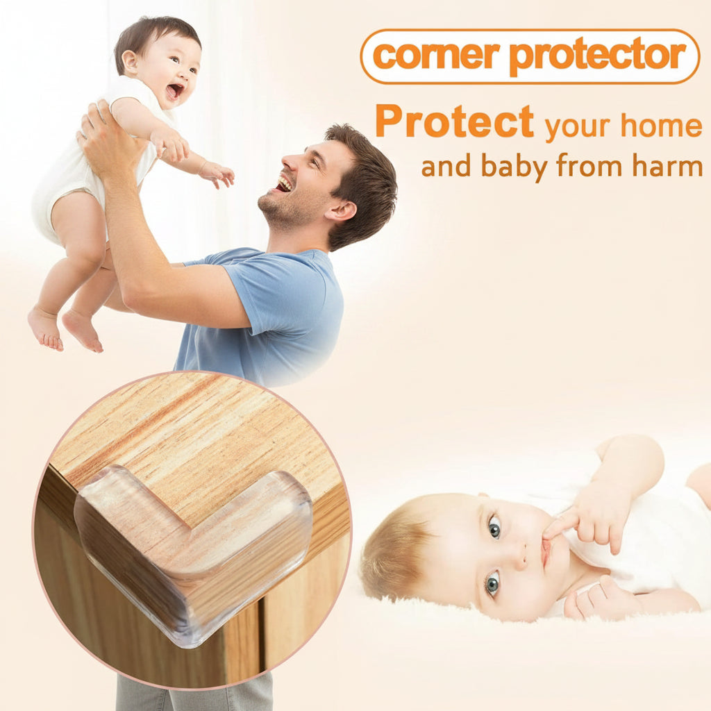 Baby Safety Silicone Table Corner Protector | ৪পিস