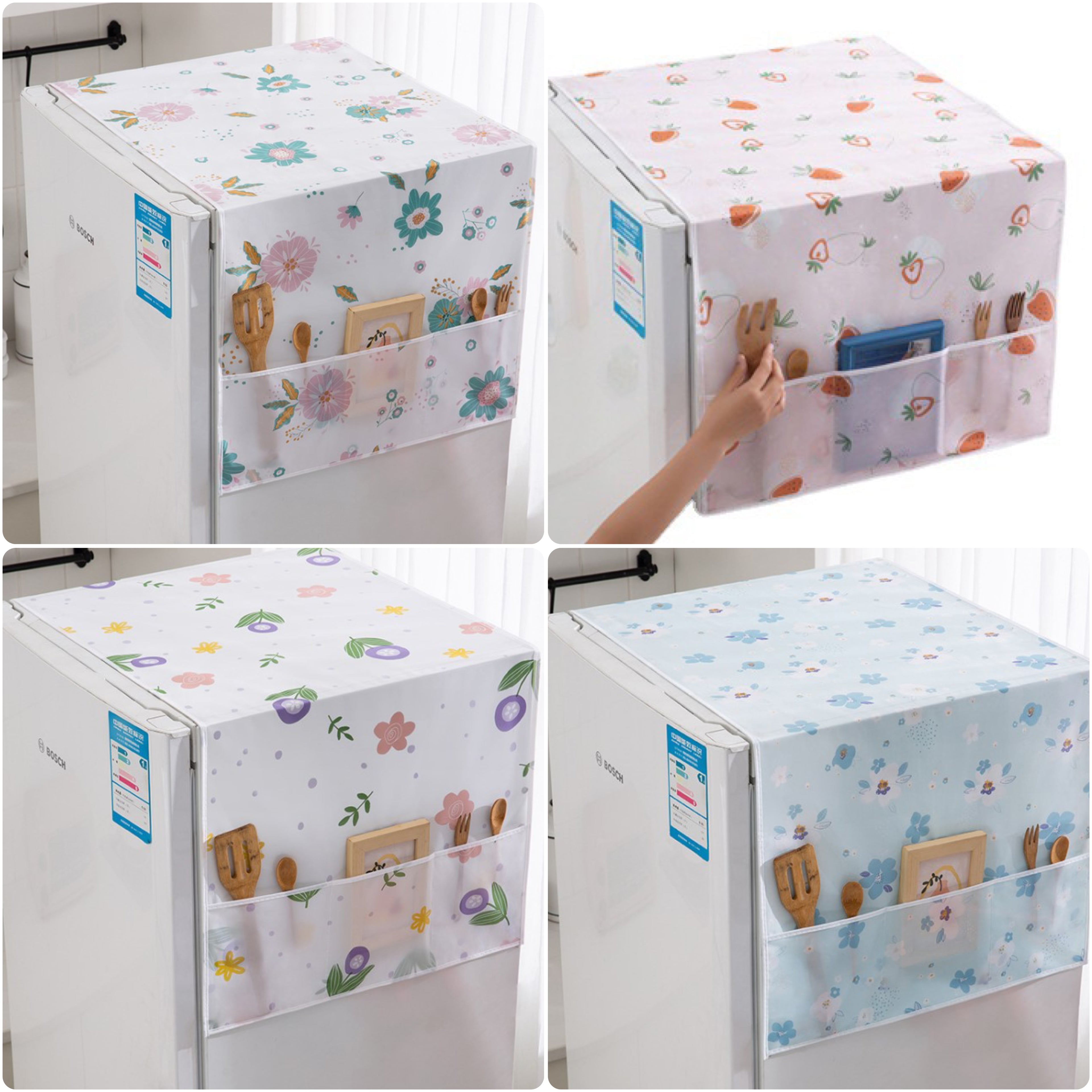 Dustproof Fridge Cover | মাল্টিকালার