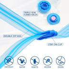 Travel Combo - 3 Pcs  (60×80 cm) Bag + Electric Pump