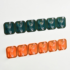 Six Row Plastic Hook (১ পাতা)