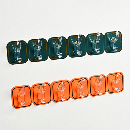 Six Row Plastic Hook (১ পাতা)