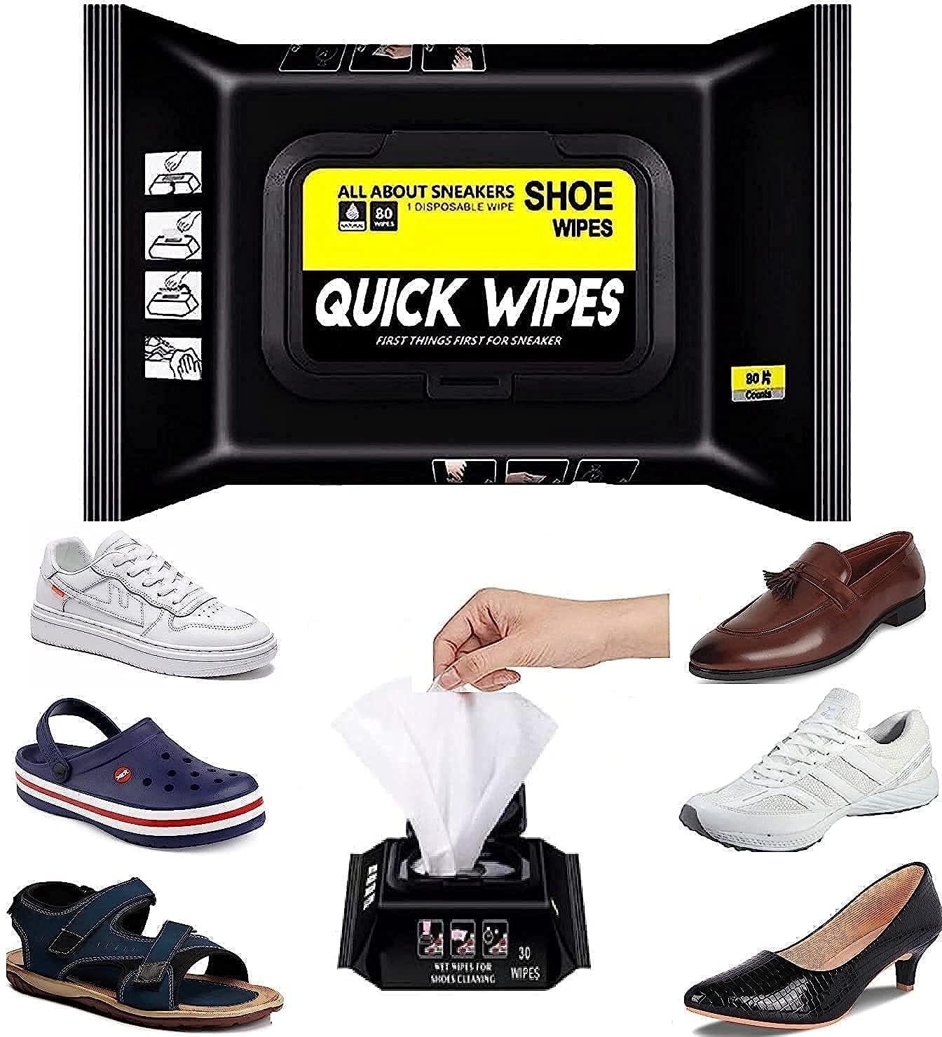 Disposable Shoe Cleaning Wipes | ৮০ পিস