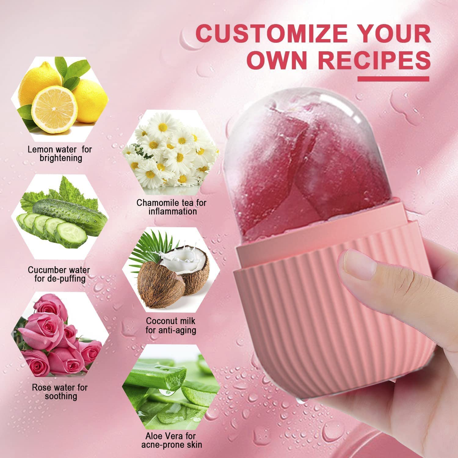 Silicone Ice Roller For Face