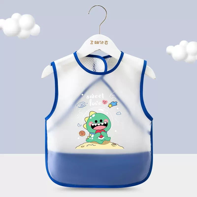 Waterproof Baby Feeding Bib with Food Pocket