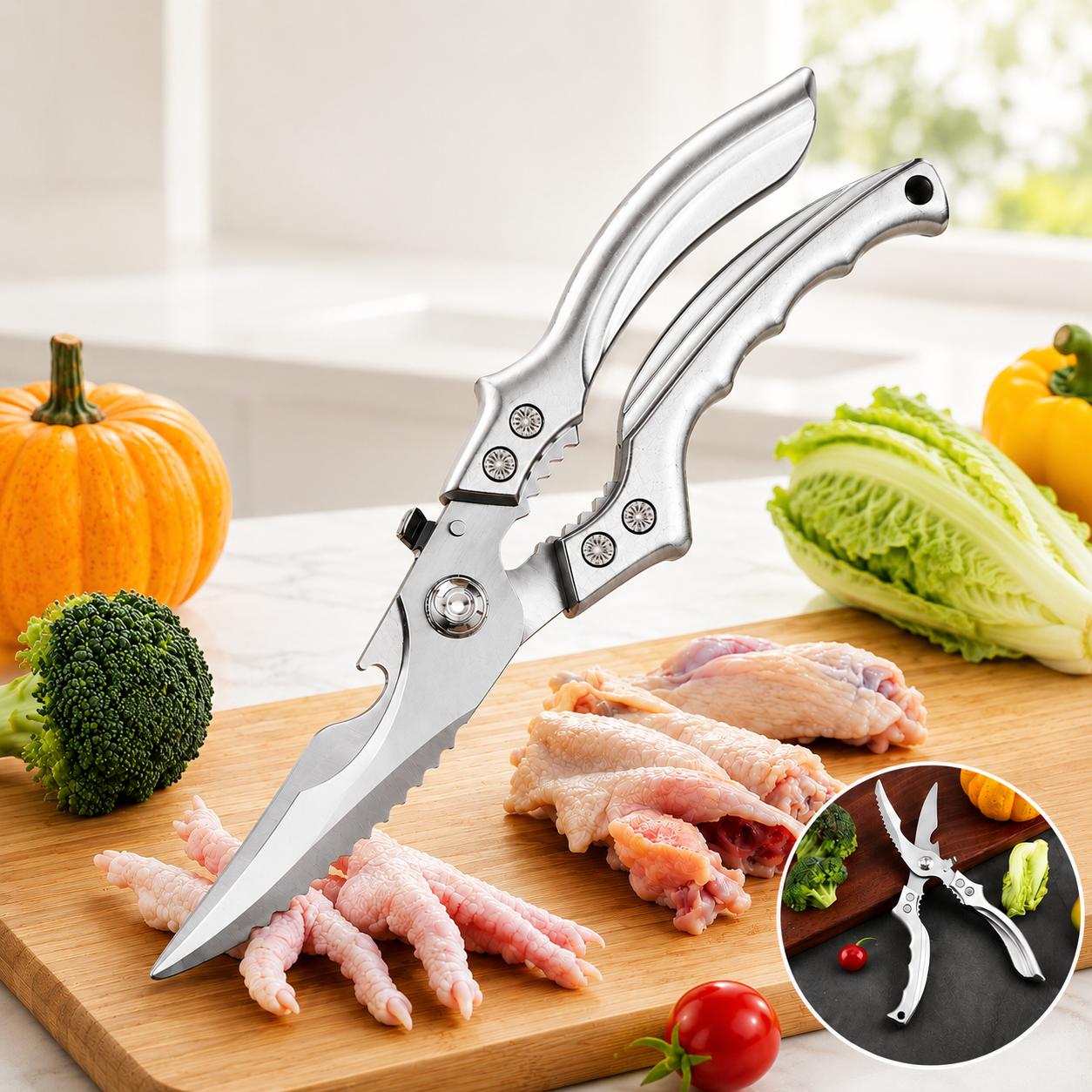 Multifunctional Powerful Kitchen Scissors