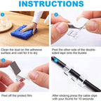 Self-Adhesive Transparent Cable Clip