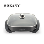 SOKANY SK-2005 Electric Non-Stick Frying Pan – 1500W