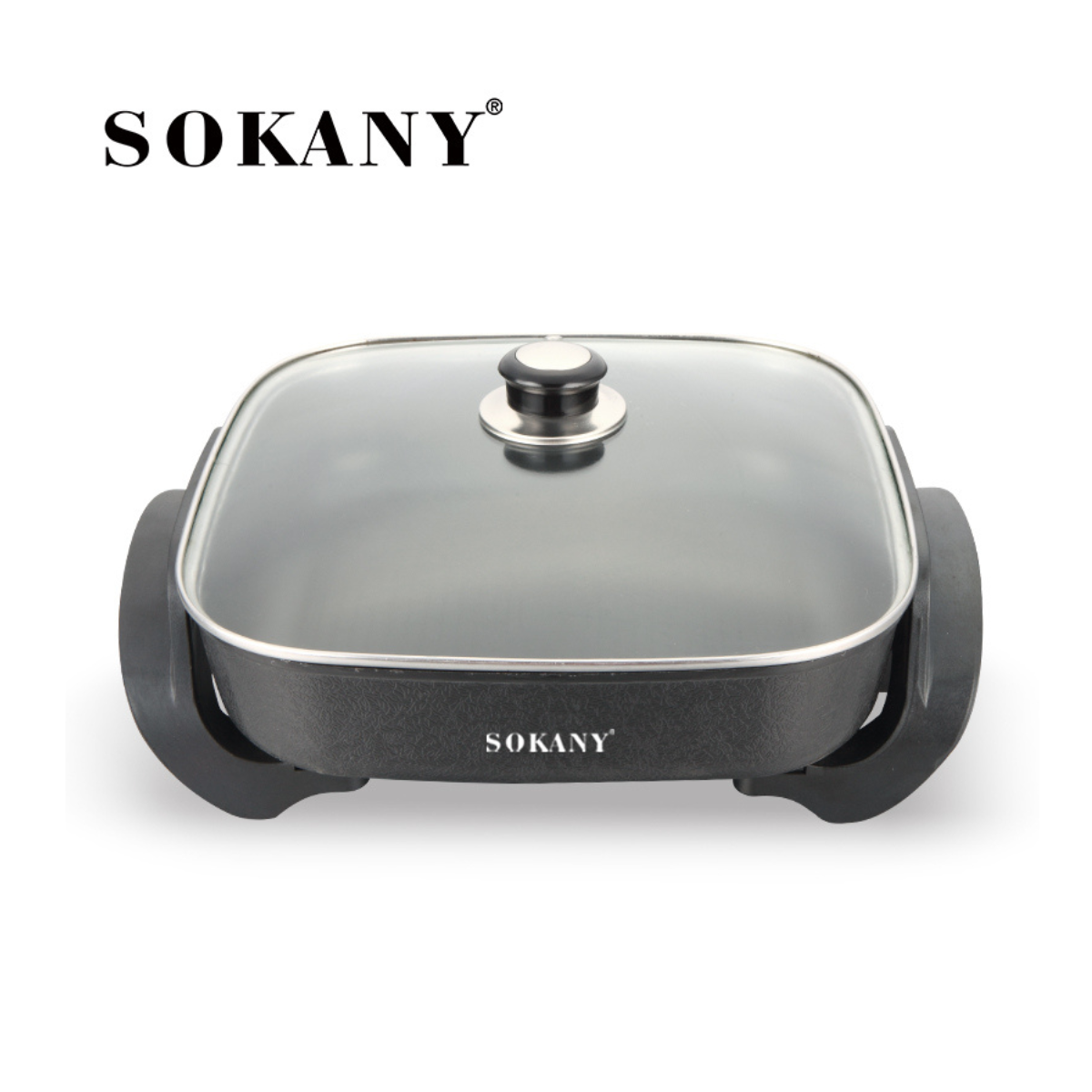 Sokany Electric Non-Stick Frying Pan – 1500 Watts – Black
