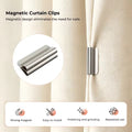 Magnetic Curtain Clips (10 জোড়া)