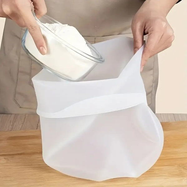 Food-Grade Reusable Silicone Dough Kneading Bag